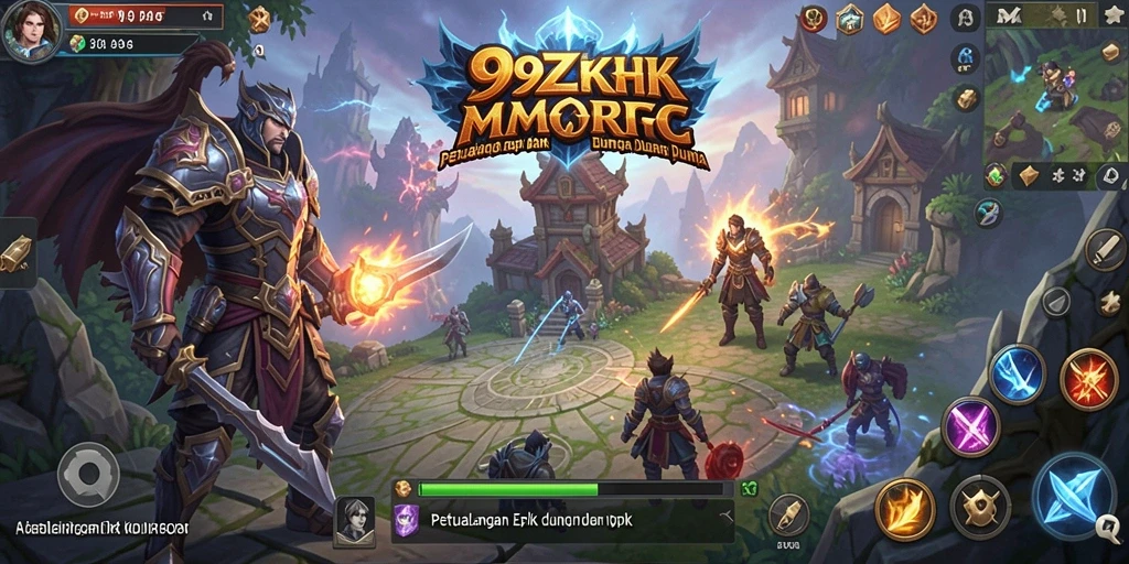 Tampilan gameplay menarik dari 99ZK dengan aksi pertempuran mendebarkan.