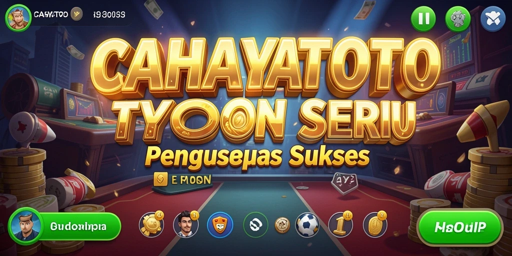 Tampilan gameplay Tycoon menarik di CAHAYATOTO yang menantang.