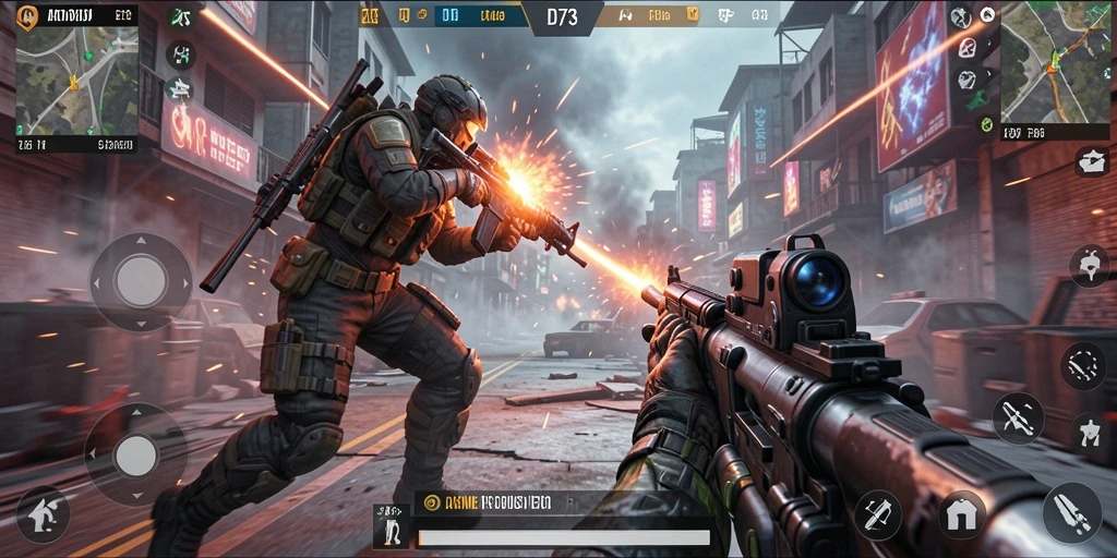 Gameplay seru dengan grafis yang menakjubkan di D73.