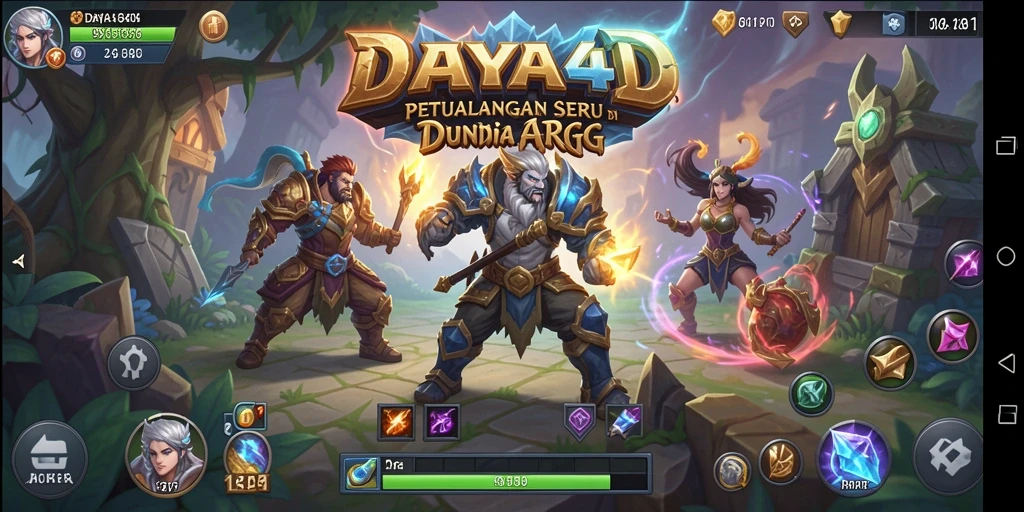 Tangkapan layar dari gameplay menarik dalam DAYA4D yang penuh aksi.