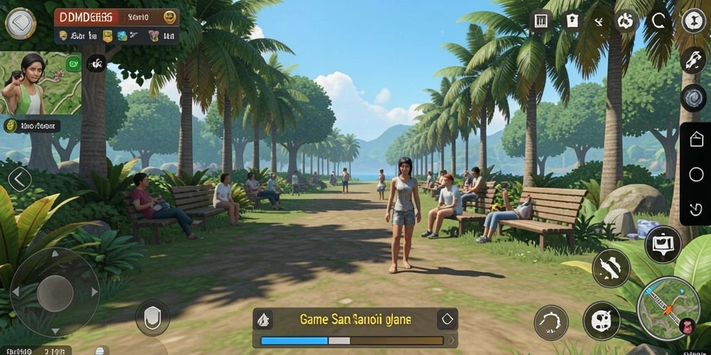 Tampilan gameplay DMD686 yang mengasyikkan dan penuh warna.