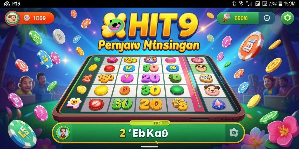 Menampilkan gameplay seru dan menarik dalam HIT9 Bingo.
