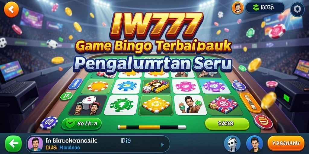 Screenshot gameplay IW777 yang menunjukkan keseruan bermain Bingo.