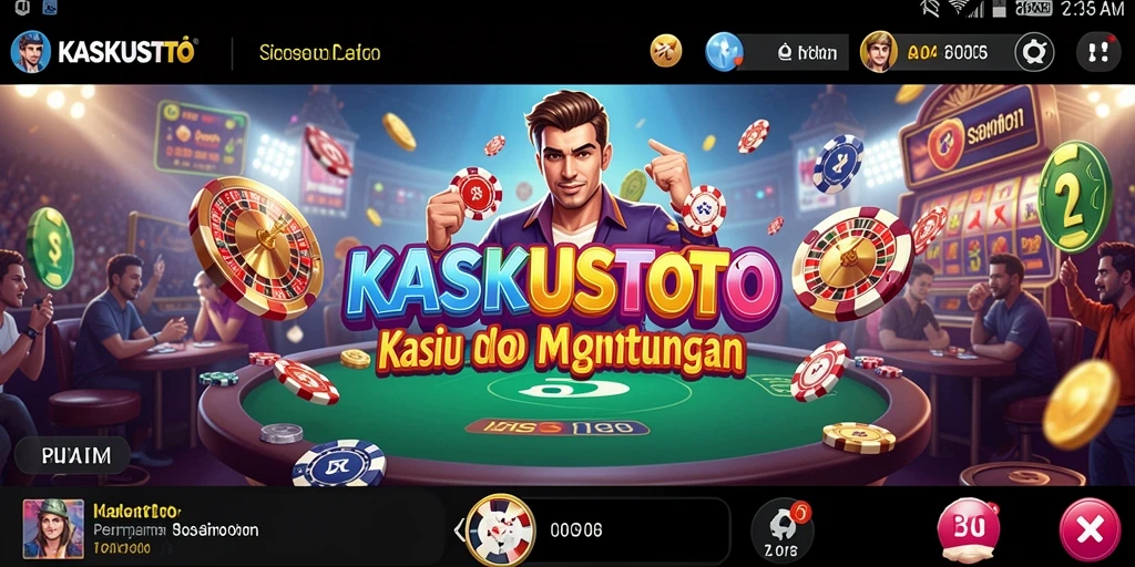 Screenshot gameplay KASKUSTOTO yang menarik dan mendebarkan.