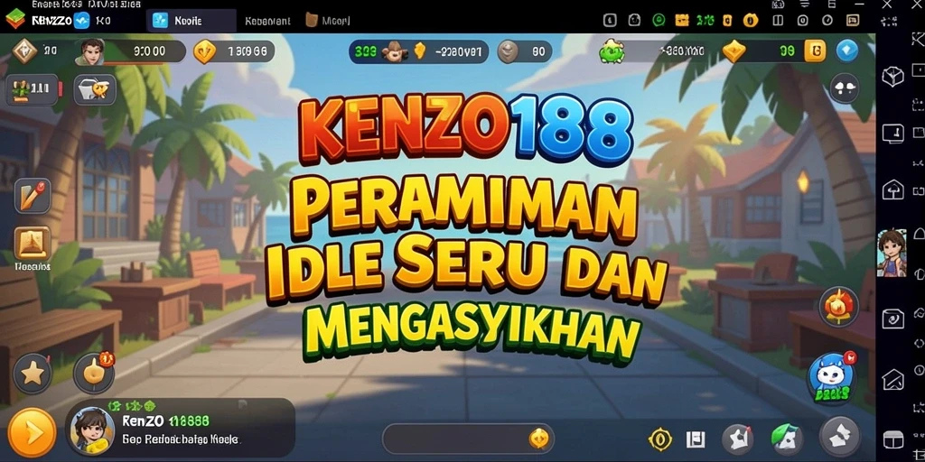 Tampilan gameplay KENZO188 yang menarik dan penuh warna.