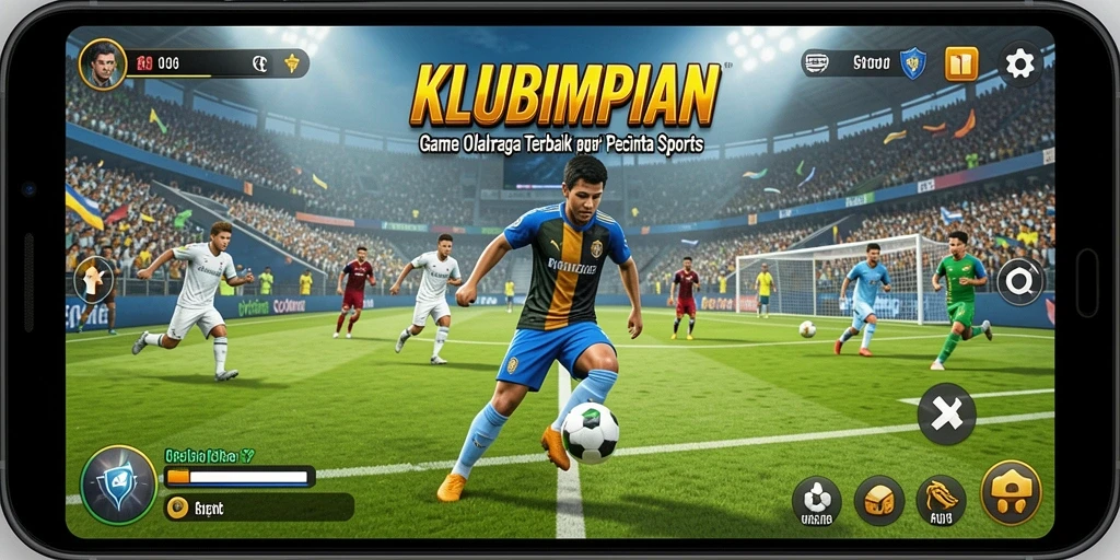 Tampilan gameplay KLUBIMPIAN yang seru dan interaktif.