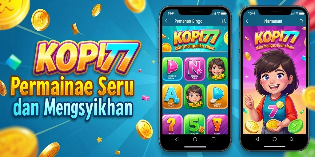 Tampilan gameplay KOPI77 yang menarik dan interaktif dalam permainan Bingo.