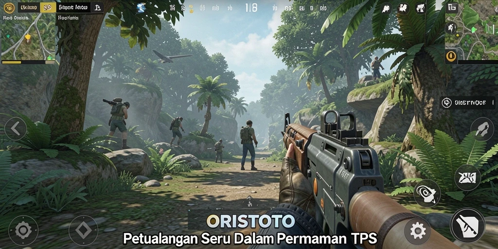 Tampilan gameplay ORISTOTO yang seru dan mendebarkan.