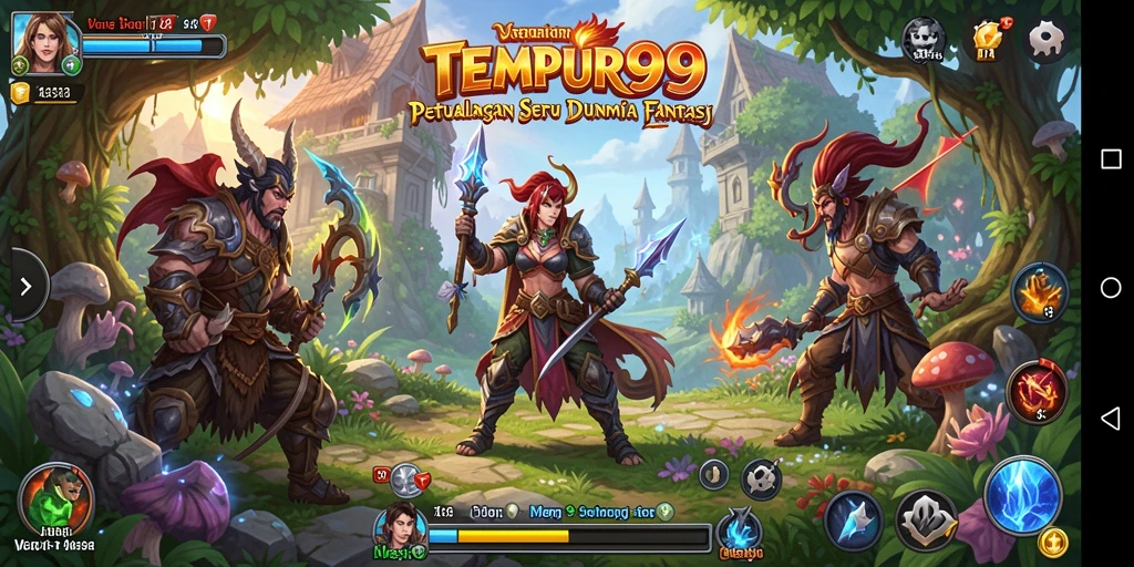 Gameplay TEMPUR99 yang menarik dan penuh petualangan.